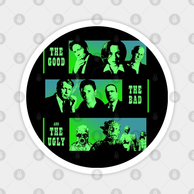 The X-Files Good, Bad and Ugly Magnet by NerdShizzle
